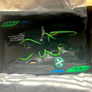 Nike blazer low 77 off white “electro green” size 13 *DEADSTOCK*          $280